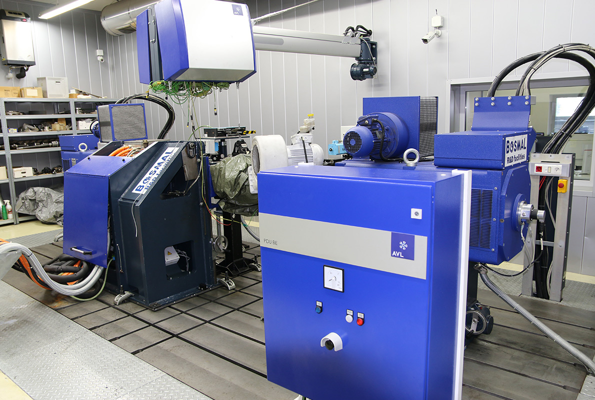 BOSMAL´s gearbox testing laboratory